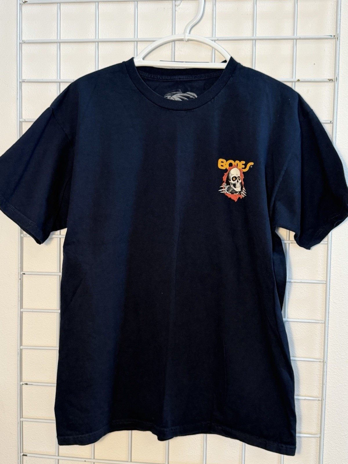 2016 Powell Peralta BONES RIPPER Skateboard Short Sleeve T Shirt Mens Large