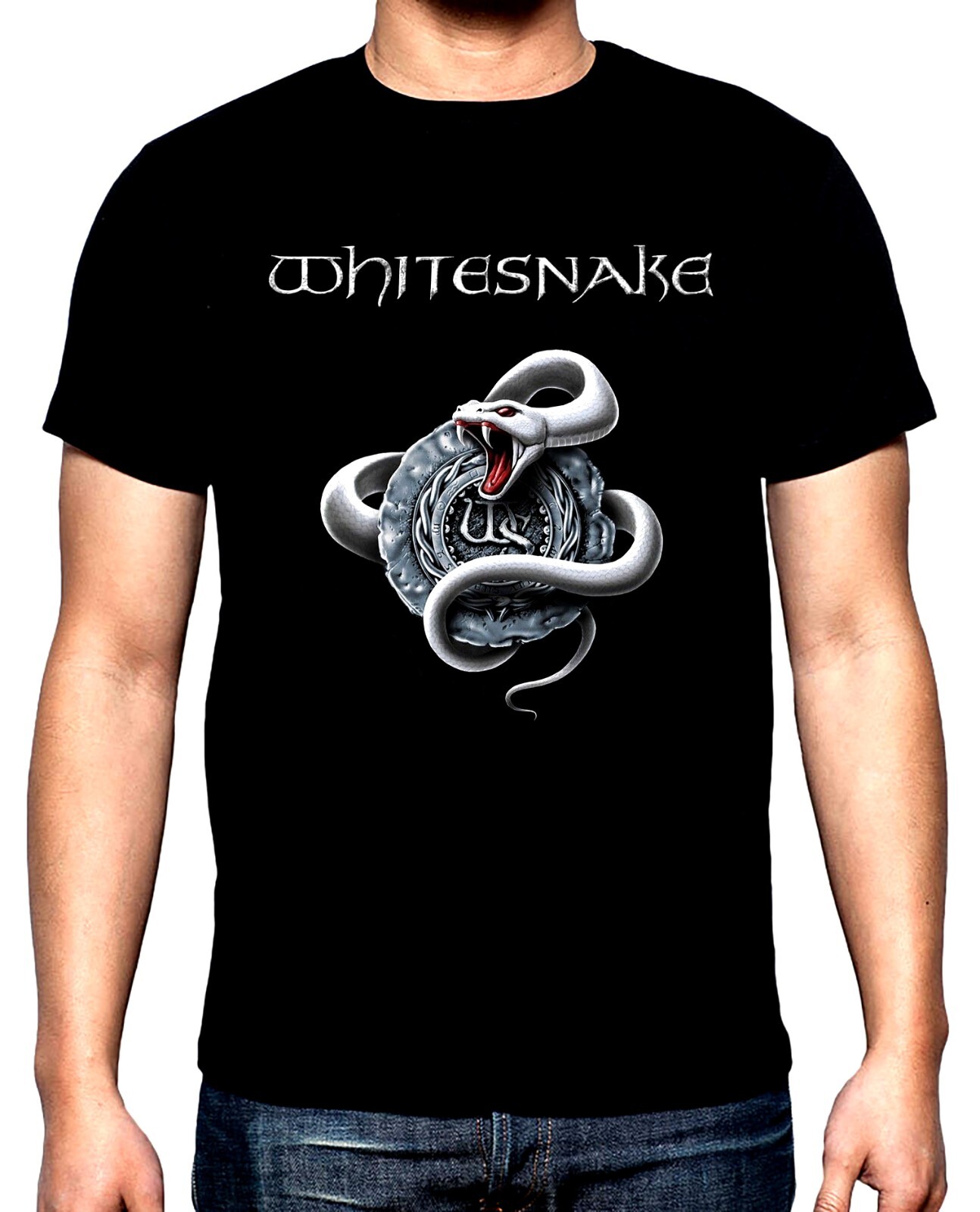 Whitesnake, men’s t-shirt, 100% cotton, S,M,L,XL,2XL,3XL,4XL,5XL