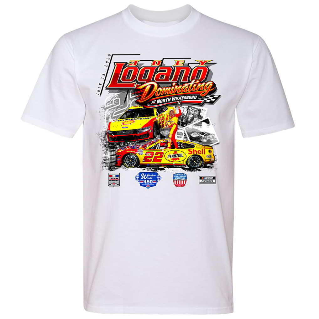 Joey Logano NASCAR Winner Shirt Window World 450 North Wilkesboro Tee