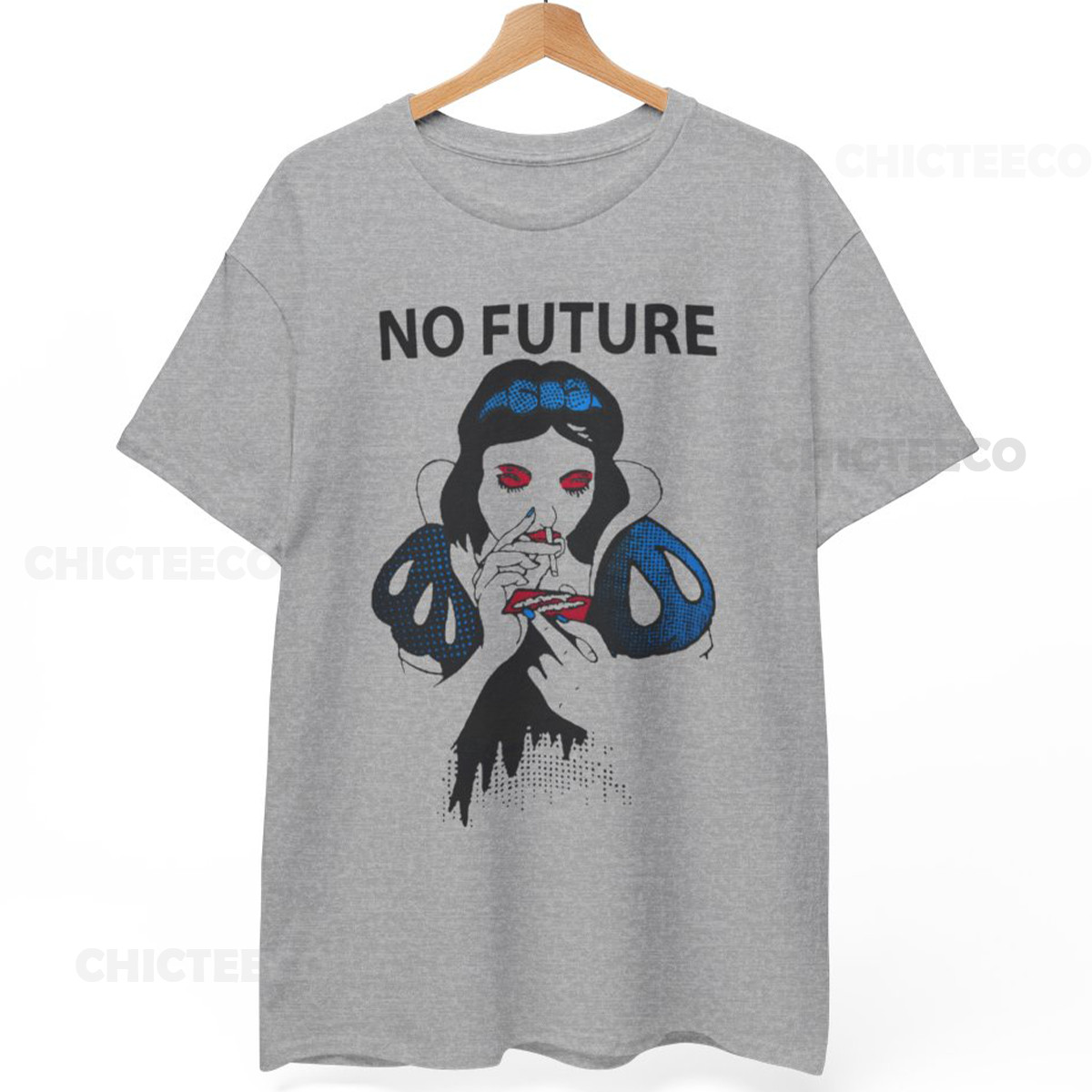 NO FUTURE Snow Whi*e Seditionaries 70s Punk Vivienne Westwood Unisex Tee