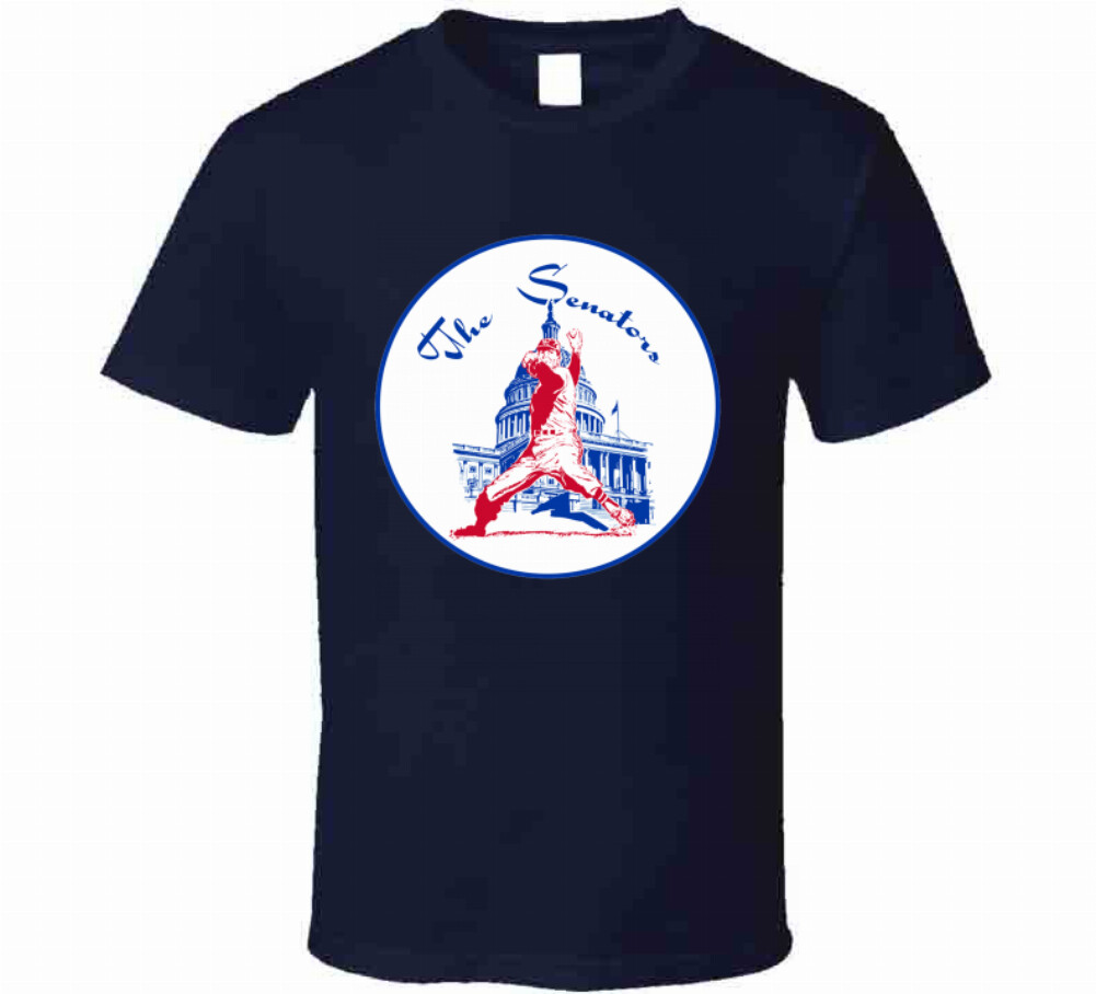 Washington Senators Retro Baseball Team Fan T Shirt