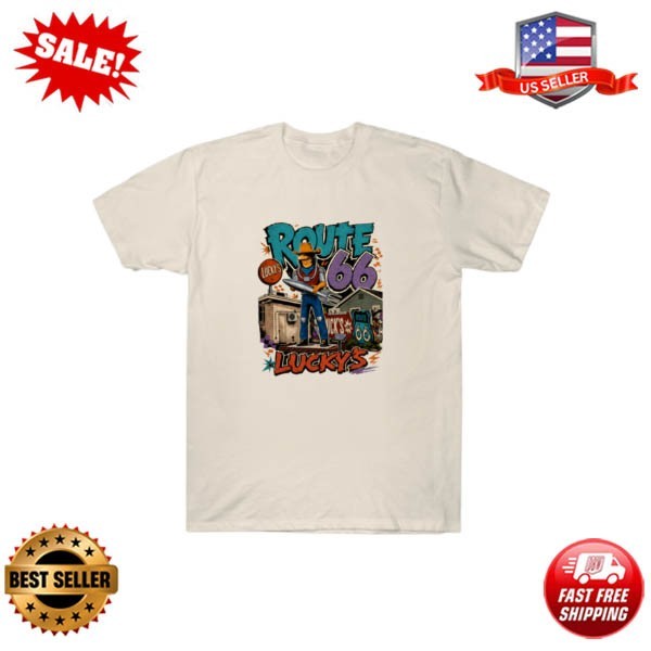 Route 66 Lucky Roadside Stop T-Shirt