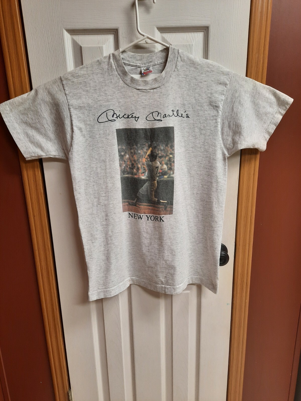 Vintage Mickey Mantle’s New York Single Stitch USA Fruit of The Loom