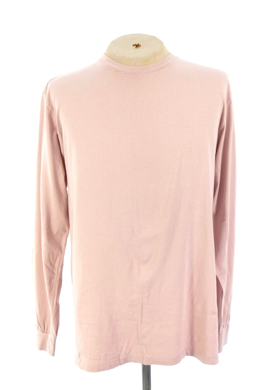 Colorful Standard T Shirt Organic Cotton Pre Washed Pale Pink Long Sleeve Size L