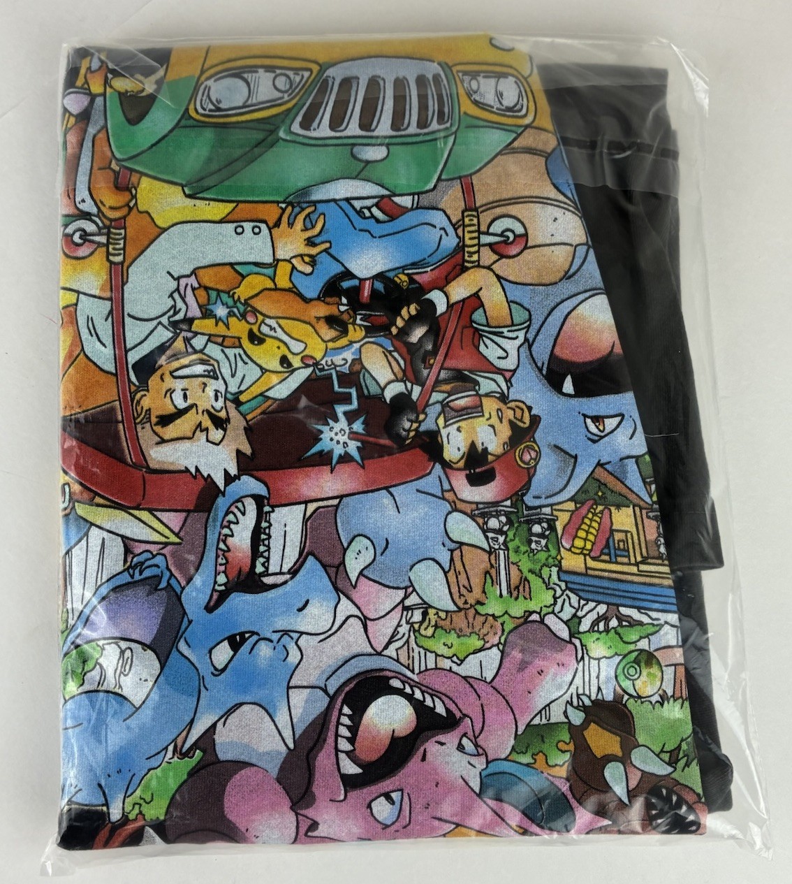 Pokemon Safari Zone Pikachu Charizard Nidoking T-Shirt Shanejag XL Rare New