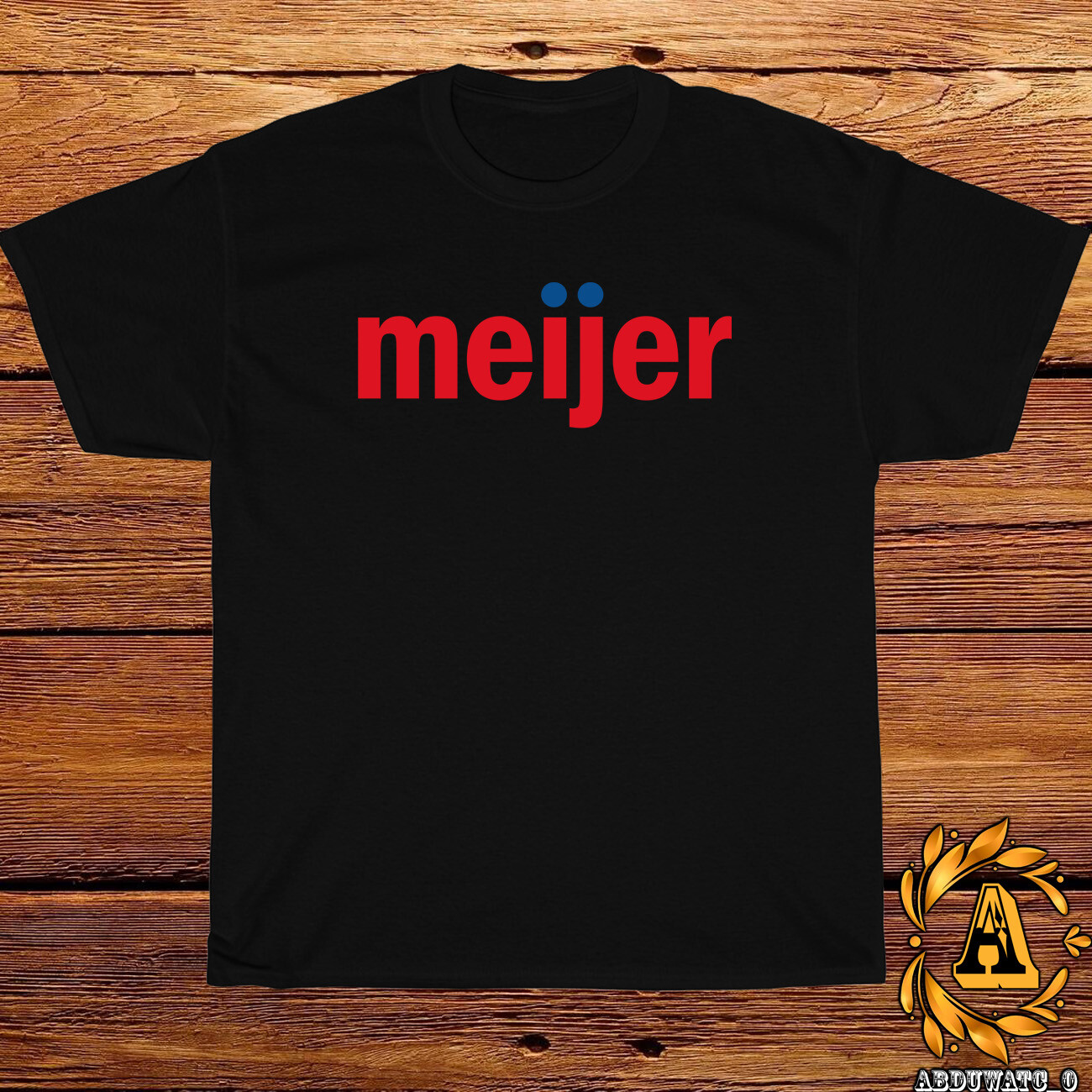 Meijer Groceries Logo Shirt Black/Sport Grey/White/Navy/Red T-Shirt S-5XL