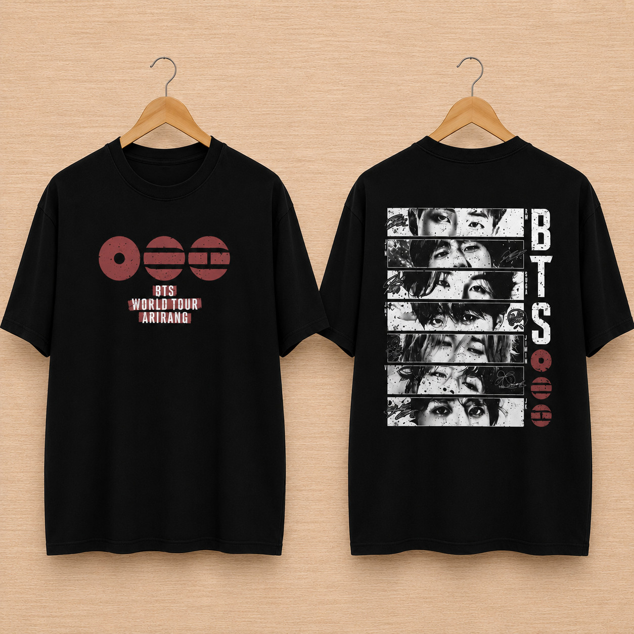 BTS Arirang World Tour Kpop Concert Graphic T Shirt S-5XL