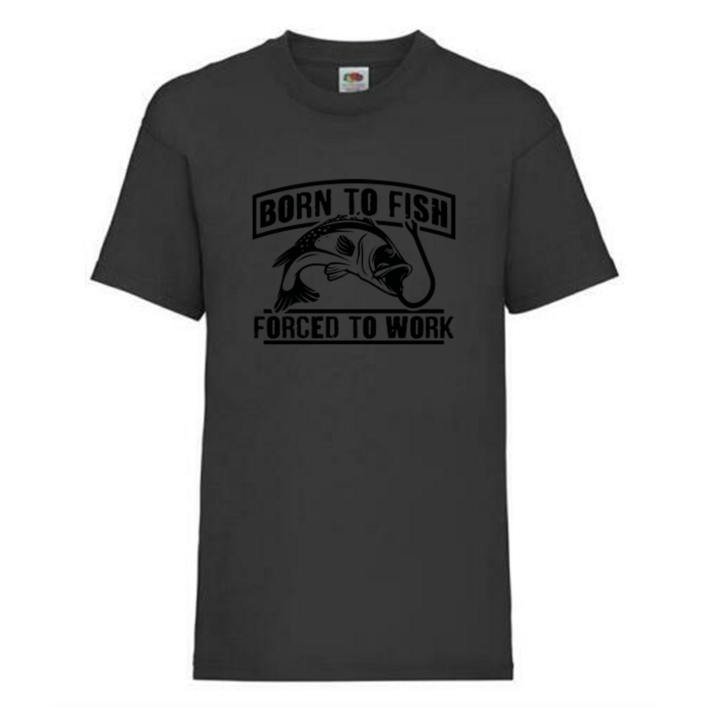 Fishing Forced To Work Fish Humour Novelty T Shirt Various Colours And Sizes