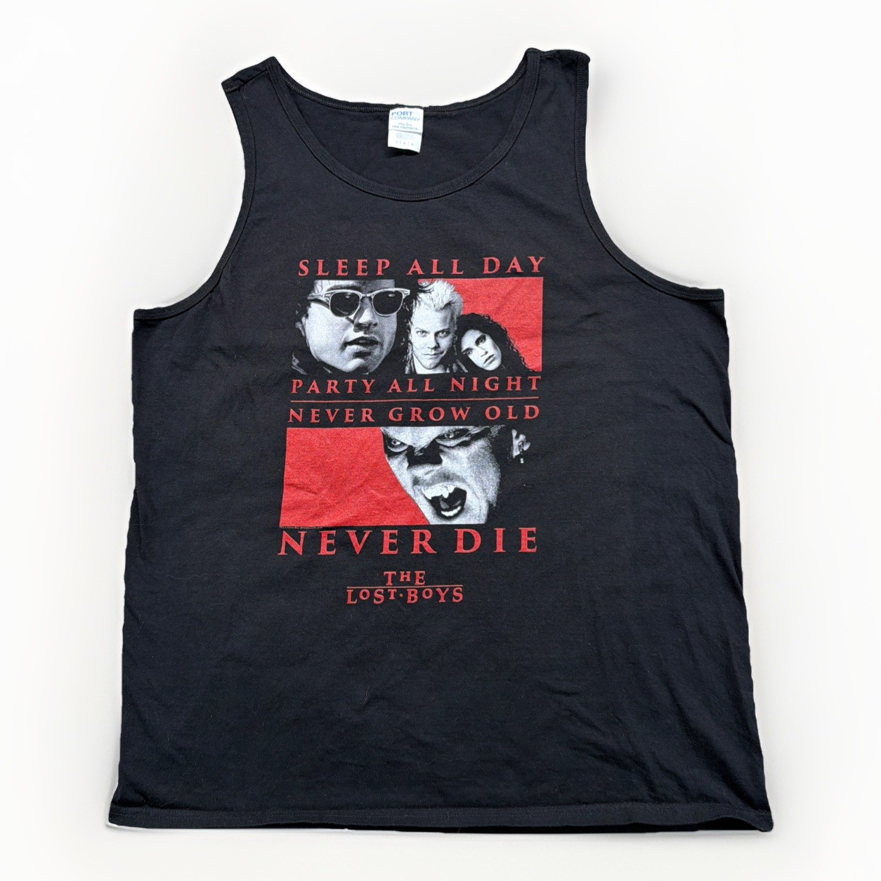 Y2K The Lost Boys Tank Top Horror Promo Graphic Vampire Large