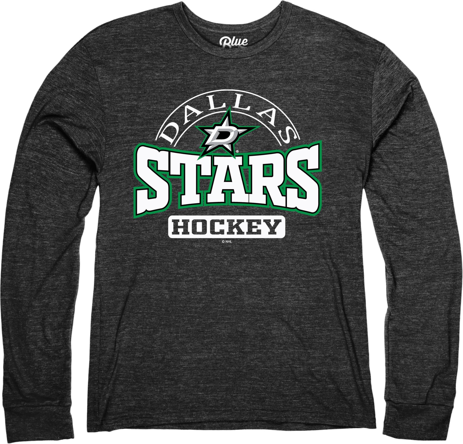Blue 84 Dallas Stars Nhl Officially Licensed Tri-Blend Long Sleeve T-Shirt