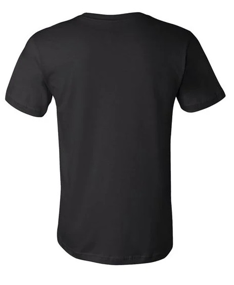Bella + Canvas Unisex Short-Sleeve Cotton Jersey Medium Black T-Shirt 3001C