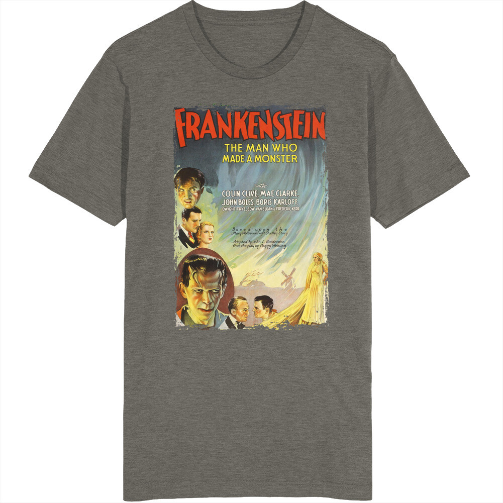 Frankenstein 30s Classic Horror Movie Fan T Shirt