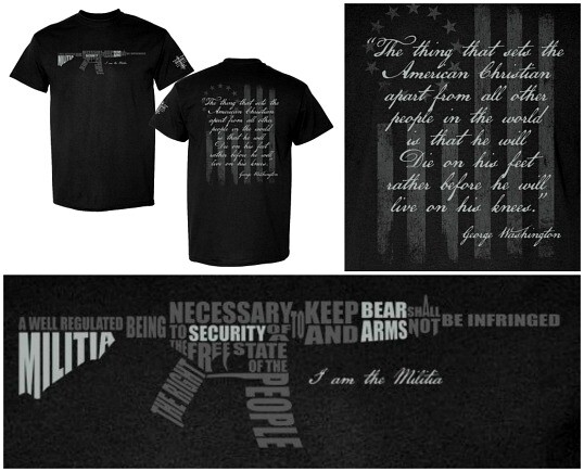 2nd Amendment T-Shirt Best Seller print on 3 sides