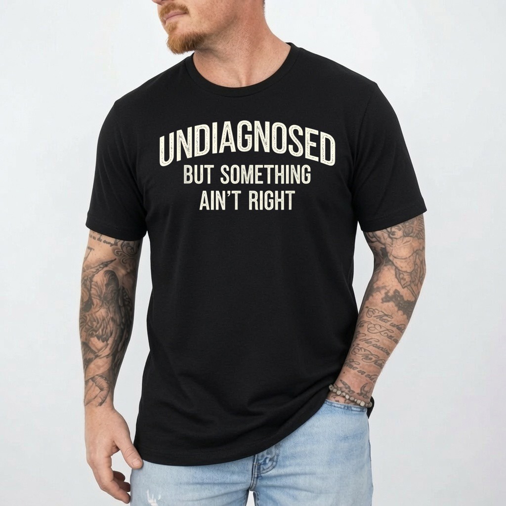 Undiagnosed But Something Ain’t Right Funny Saying T-Shirt