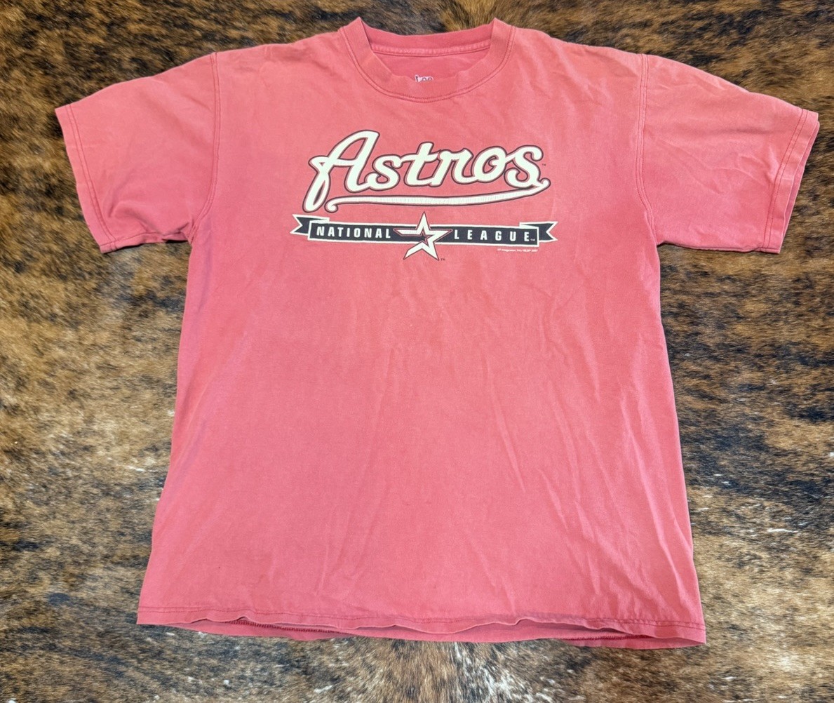 Vintage Houston Astros T-Shirt Men’s Size L – Lee Sports 2007 Official MLB