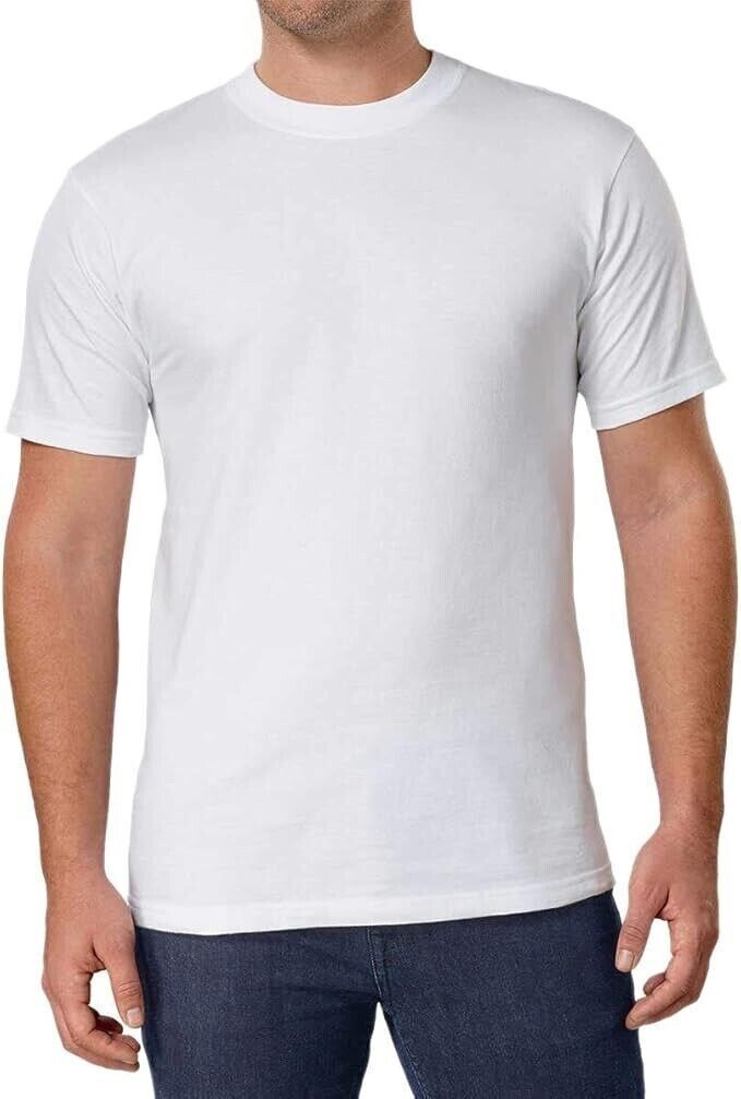 Kirkland Signature Men’s Crew Neck Tee, 3-pack, 100% Cotton Size: L NO-TAG