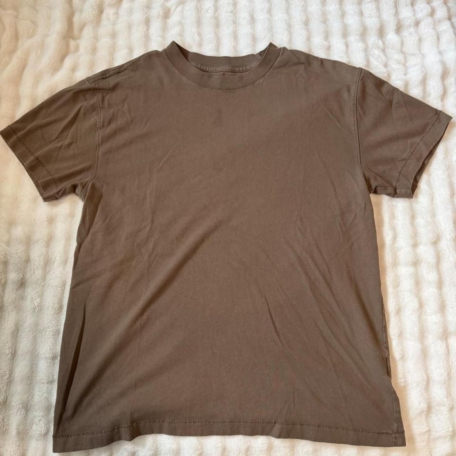 Abercrombie-fitch Men’s Brown and Tan T-shirt