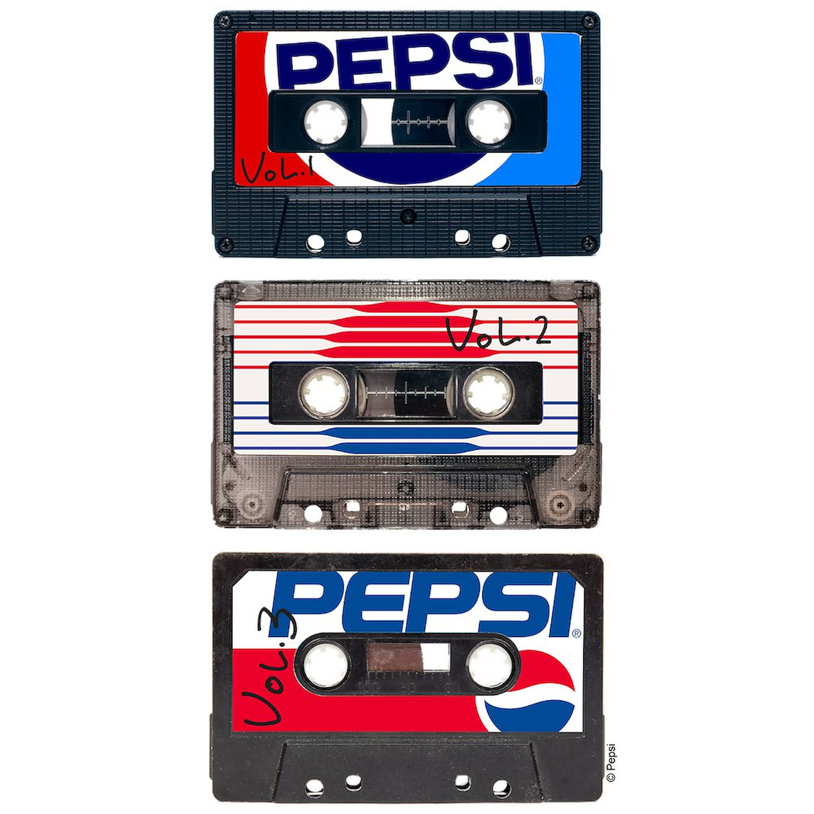 CafePress Pepsi Flashback Tapes Long Sleeve T Shirt Long Sleeve T (267996602)