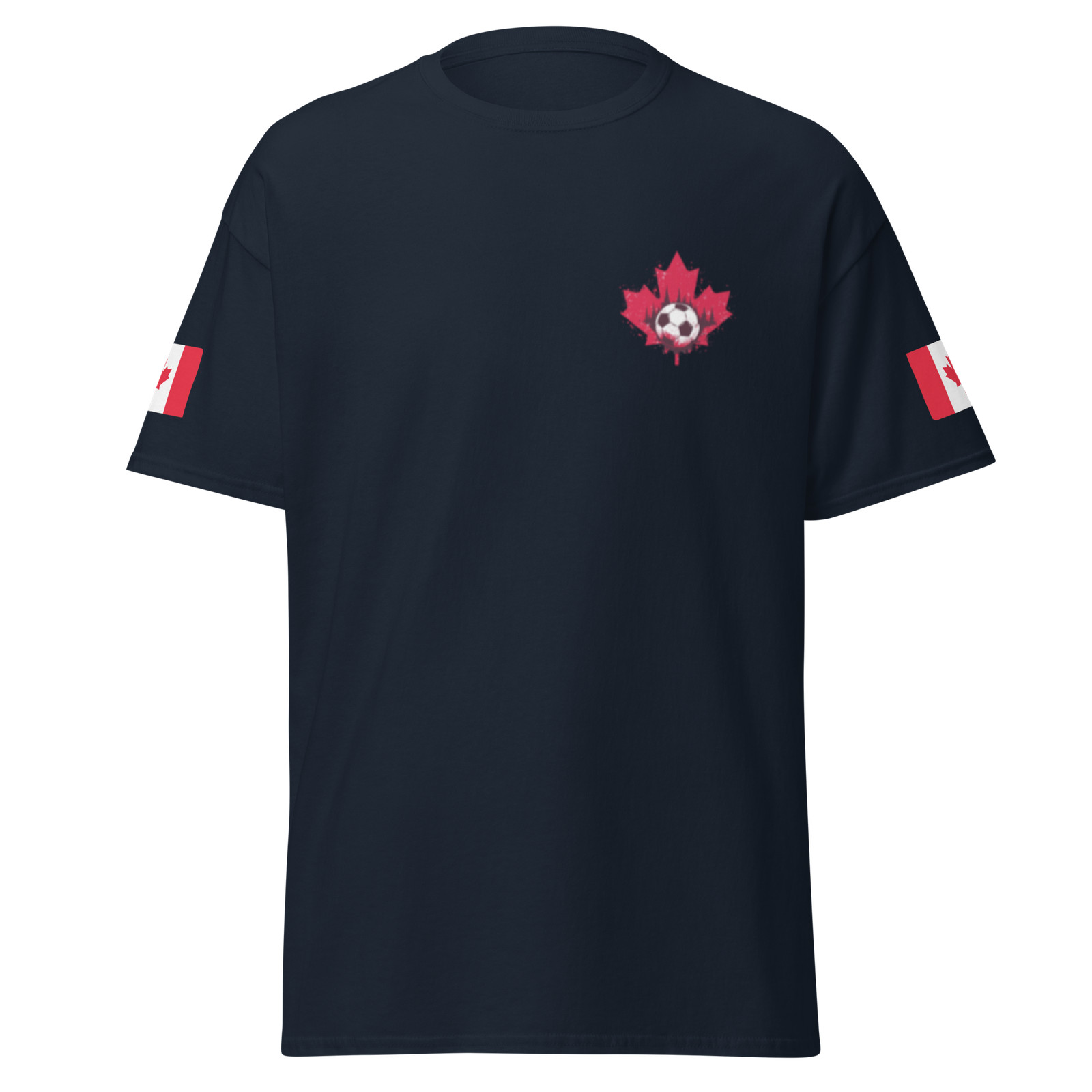 Canada Fifa World Cup T-Shirt – Soccer – Football – Fan Gift – with side flags