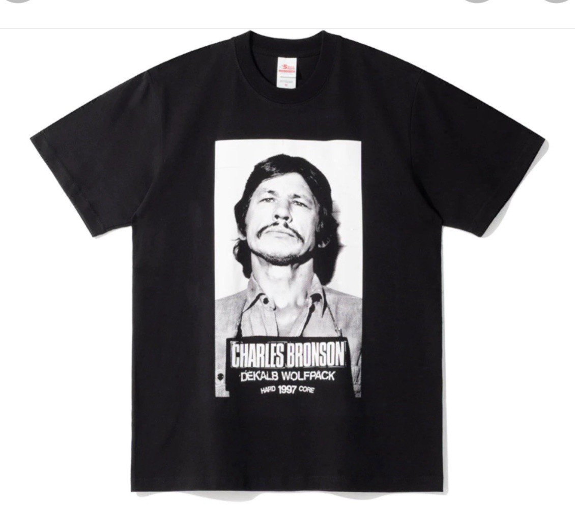 Charles Bronson Youth Attack! Hard 1997 Core Black Graphic Crew Neck T-Shirt XL