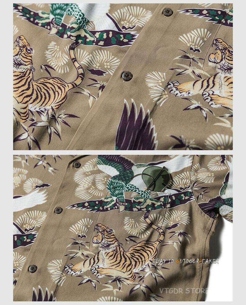 NON STOCK Japanese Camp Shirt Old Fashion Summer Men’s Short Sleeve Shirts