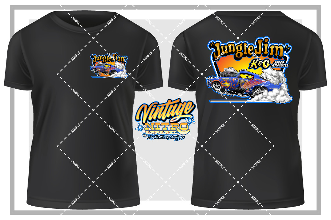 Jungle Jim TOON ’70 Camaro Funny Car (327) T-Shirt