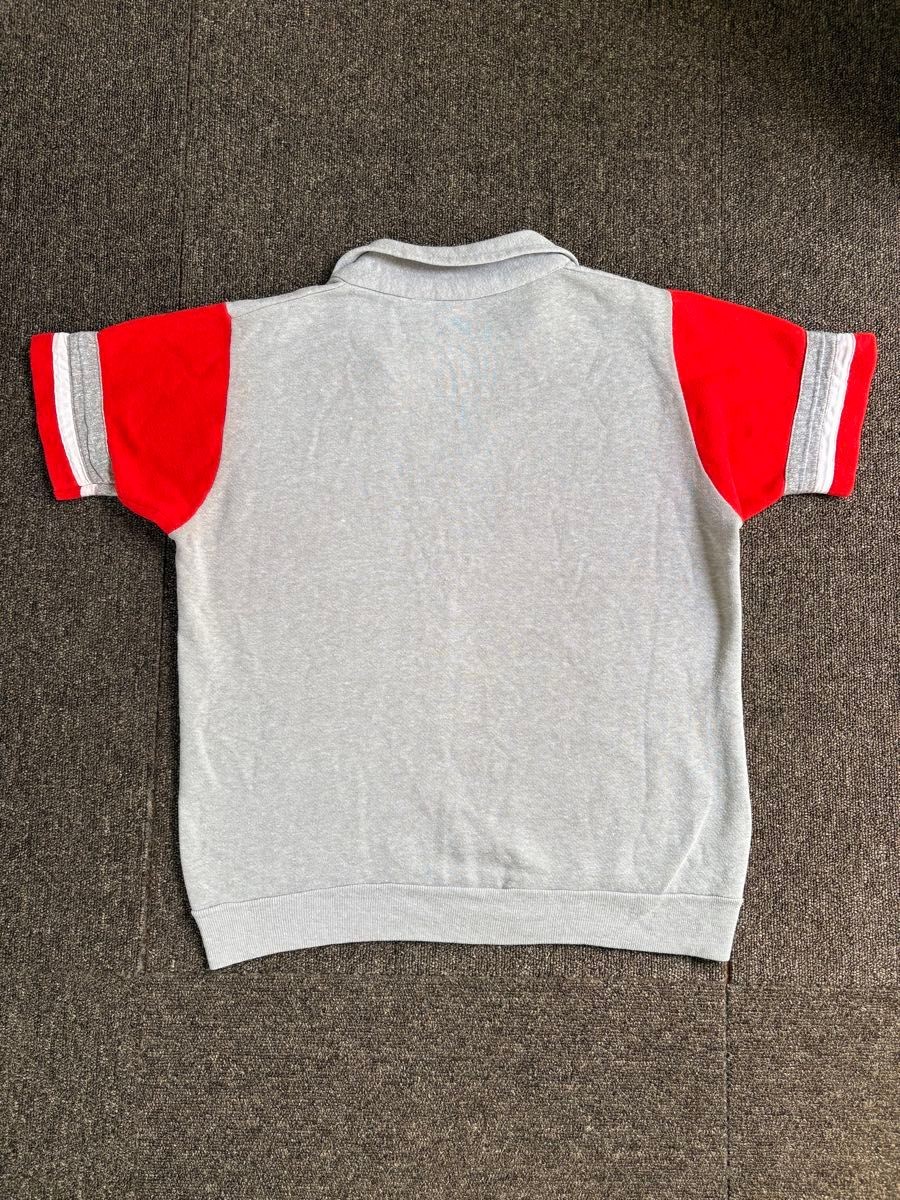 Vintage Late 70s Champion Blue Bar Tag Collared Short Sleeve Sweatshirt NDSU M