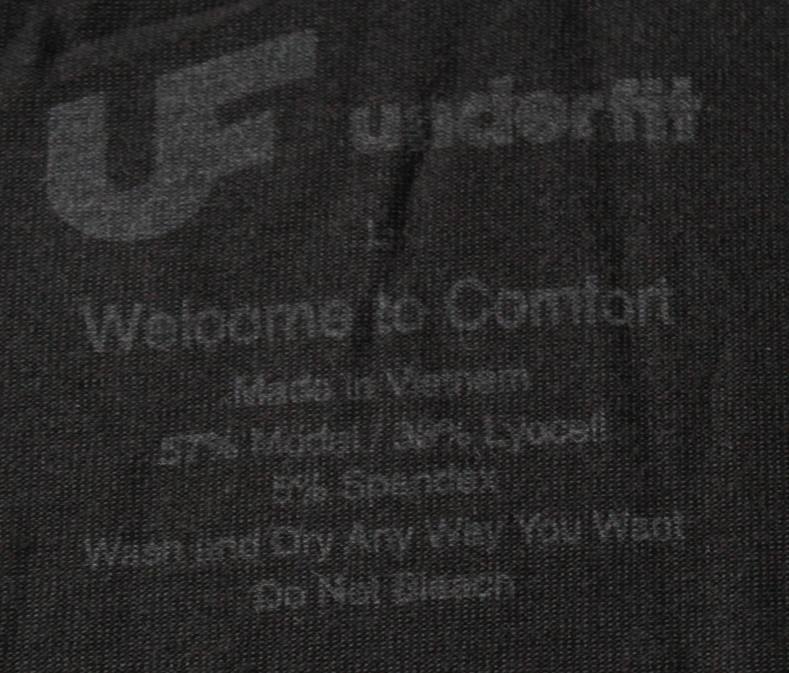 Underfit Men’s Soft Anti-Odor V-Neck Undershirt DH3 Black Large NWT
