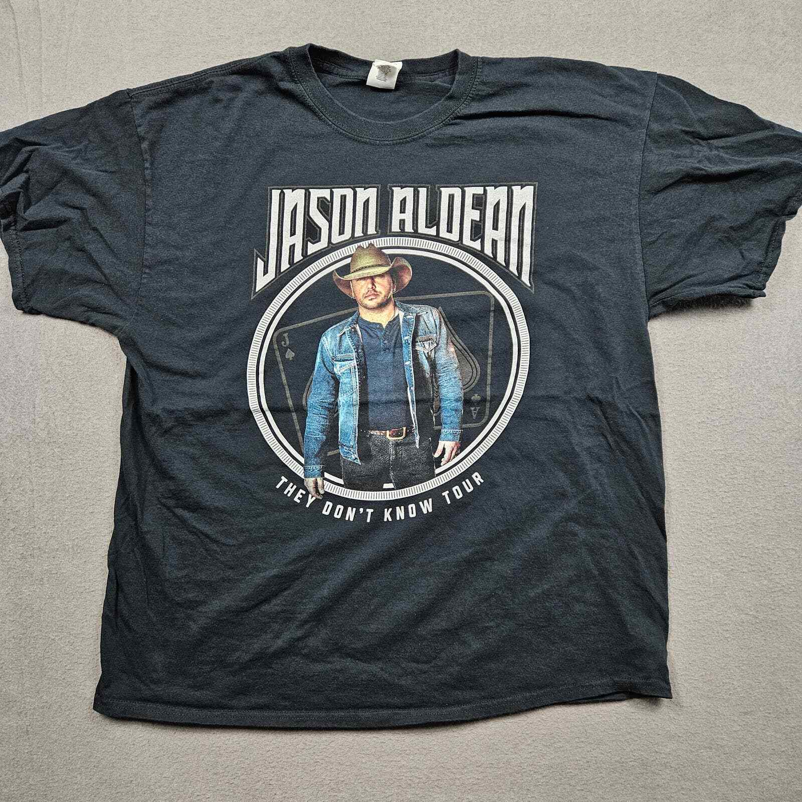 Jason Aldean They Dont Know Tour Shirt Size XL Country Music