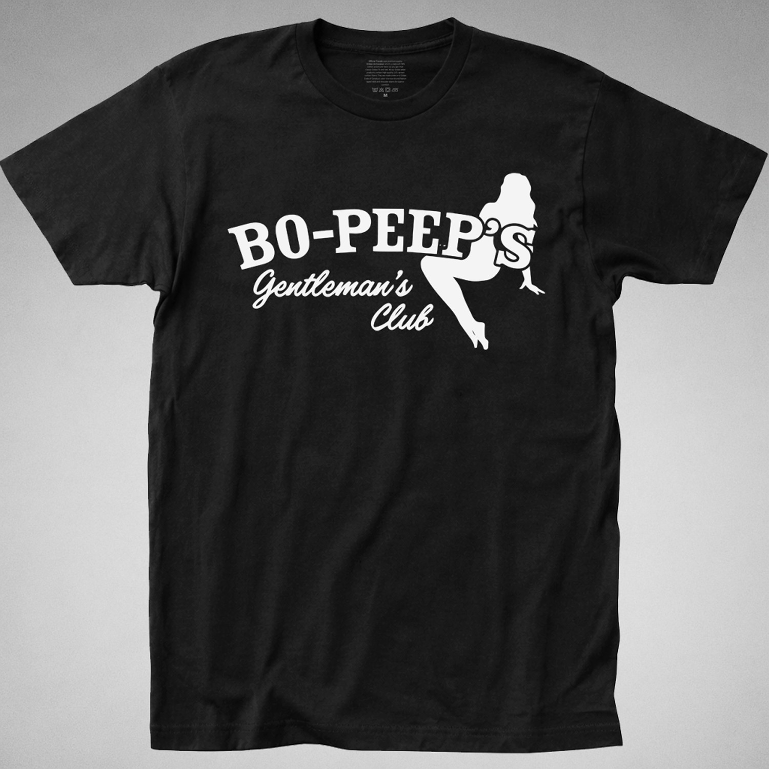 Bo Peep’s Gentleman’s Club T-SHIRT peeps tee baseball bad news bears jersey logo