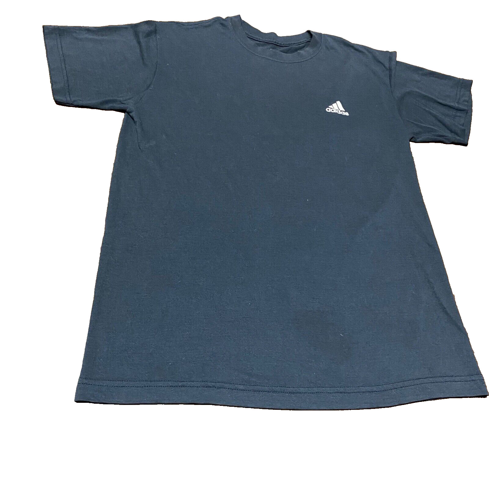 Adidas Mens T Shirt S Small Navy Blue Short Sleeve Climalite FLAW