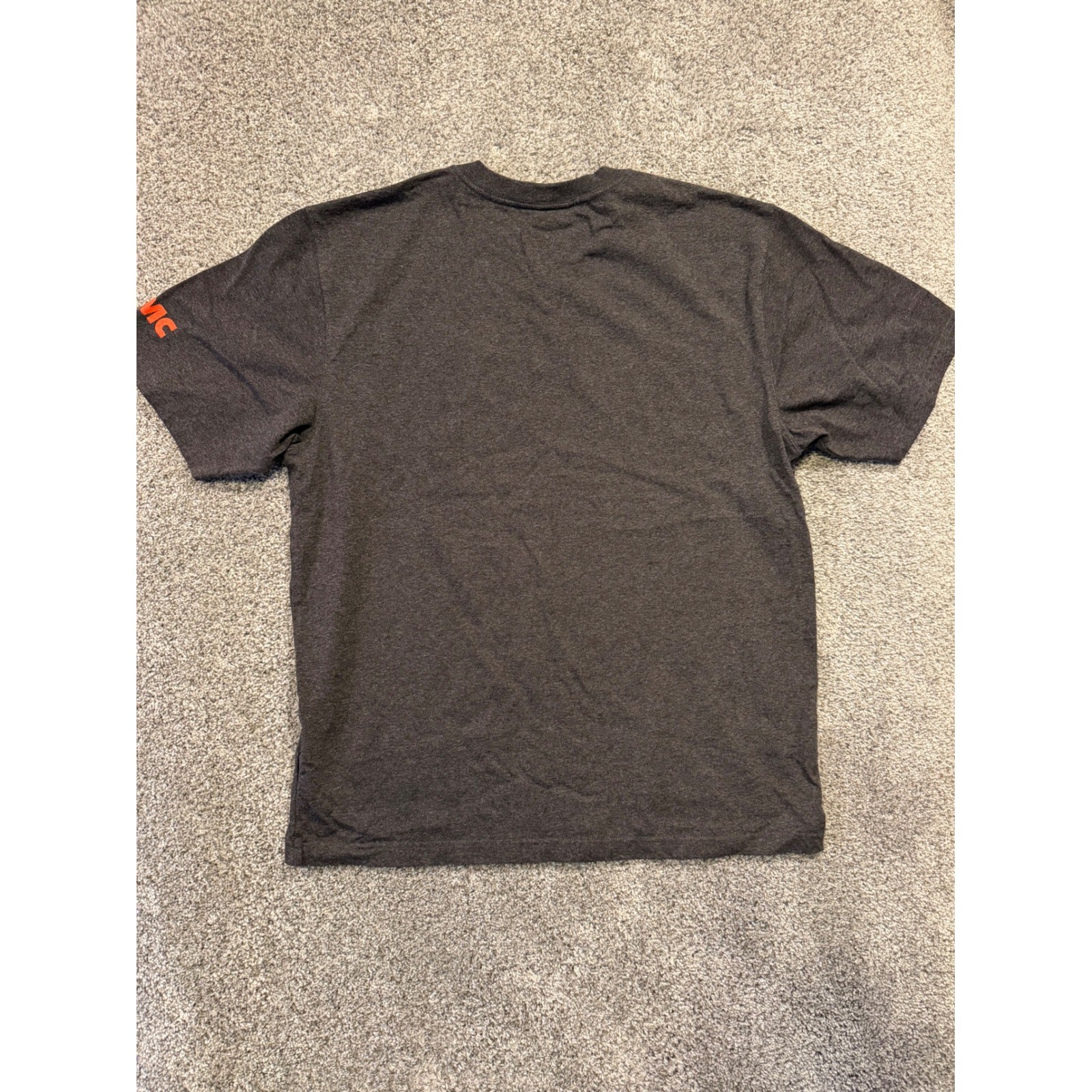 Carhartt T-Shirt Mens L Gray K87 Loose Fit Anthem Flex Herbicide FMC Pocket Tee*