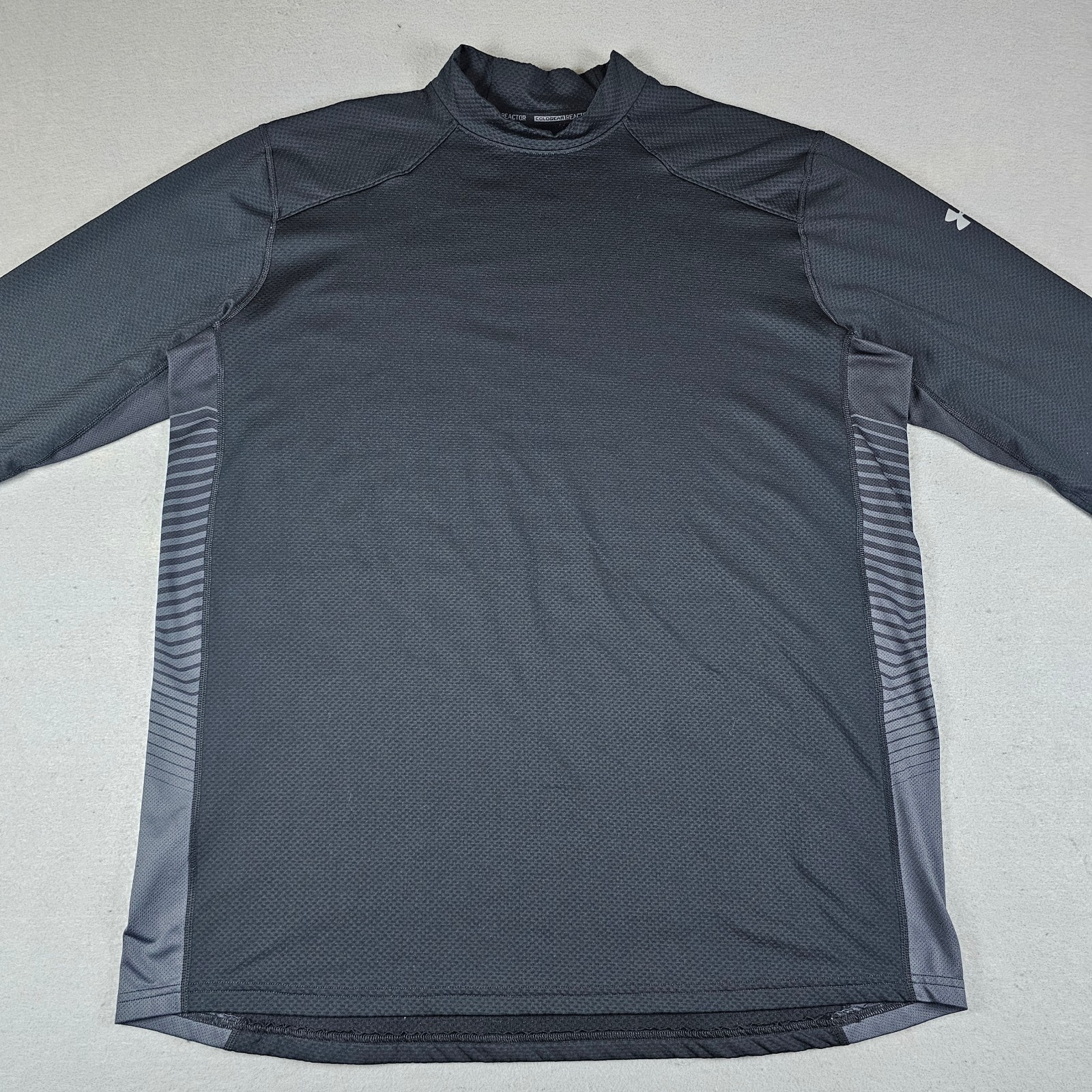 Under Armour Coldgear Reactor Shirt Mens XXL Black Long Sleeve Fitted Thermal