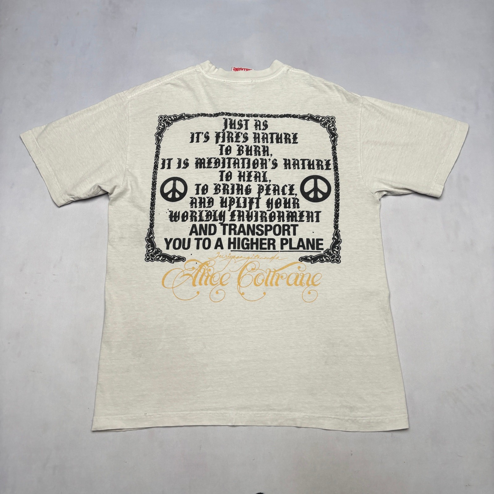 Online Ceramics Journey To Satchidananda Shirt Men’s Medium Alice Coltrane