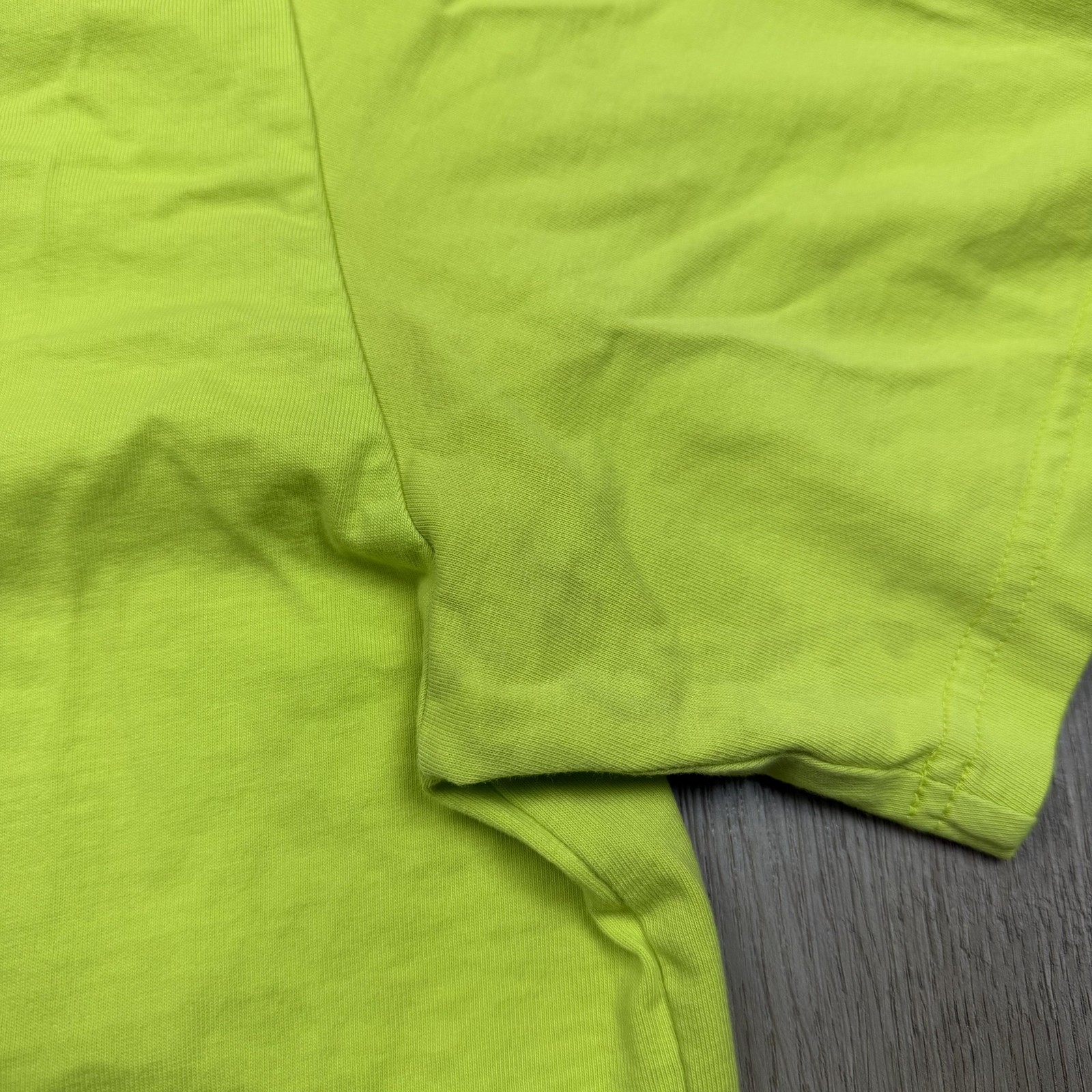 Nike Shirt Mens XL Volt Yellow Off-White Logo Eagle Air Force 1 Graphic Tee