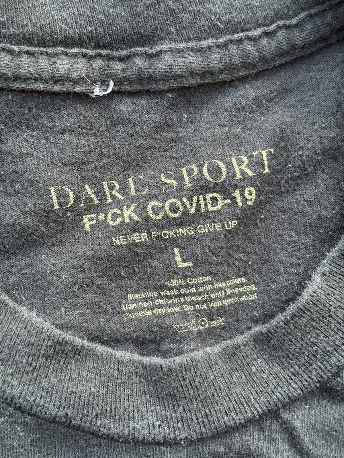Men’s Darc Sport T-Shirt Black Wolves L Streetwear Limited Edition City 2019
