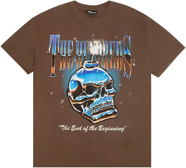 The Hundreds Chrome Bomb T-Shirt, Brown, Medium