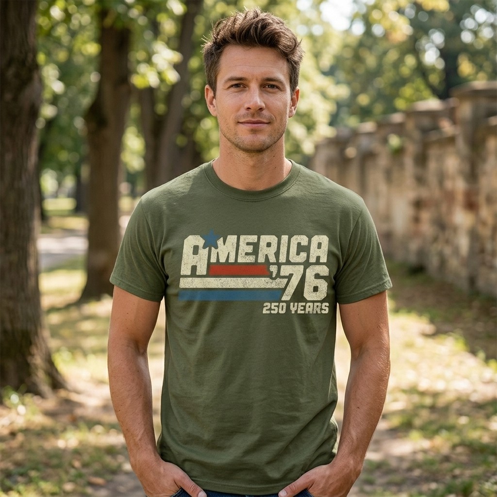 America Retro 250 Years 250th Anniversary USA 1776-2026 T-Shirt S-5XL