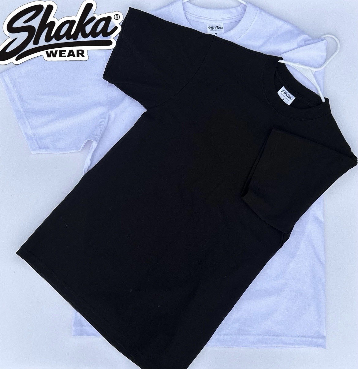 Shaka Wear Max Heavyweight Tee 7.5oz Oversized Thick Blank T Shirt