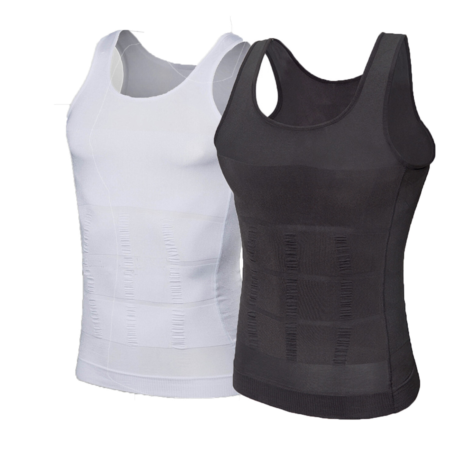 FAJAS Men Body Slimming Tummy Shaper Belly Underwear Shapewear Undershirt Vest