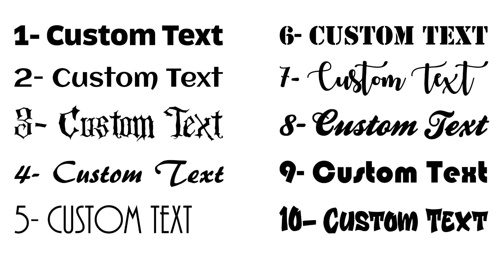 Custom T-Shirt, Personalized, Add Your Own Text