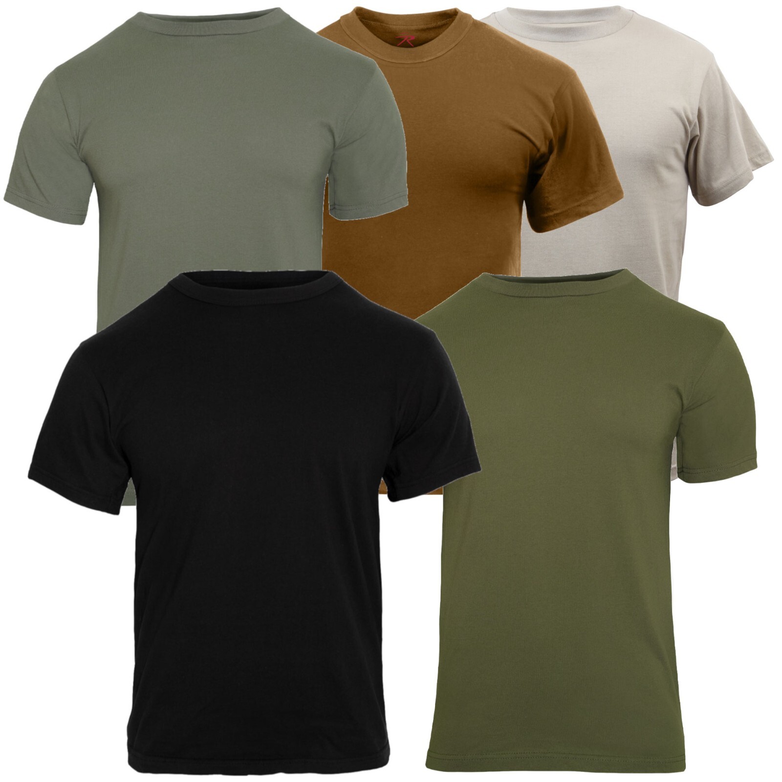 100% Cotton Military T-Shirts Tees Tee Shirts