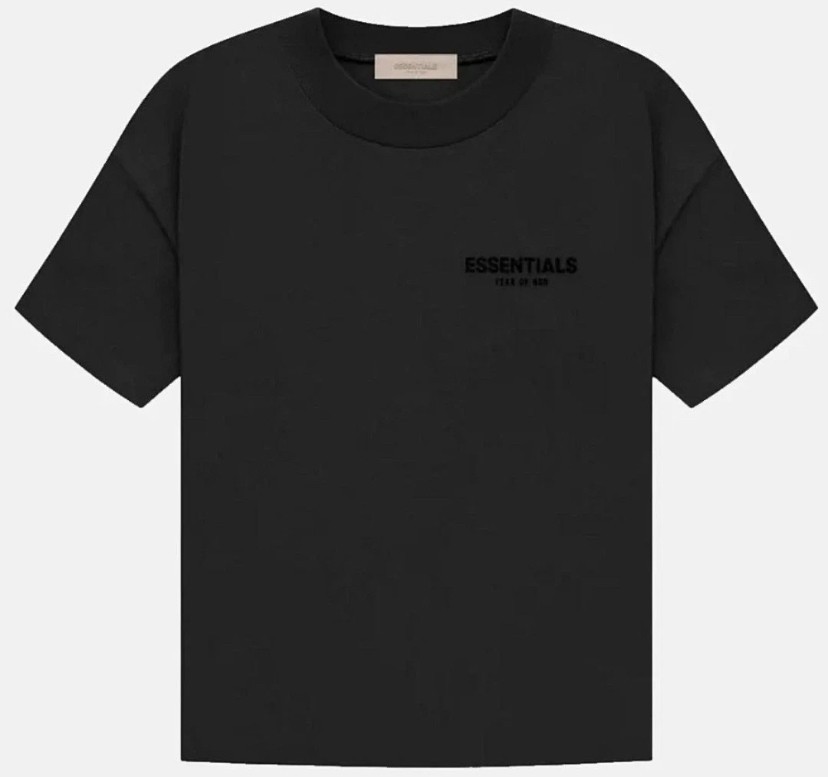 Fear of God Essentials T-Shirt SS22 Stretch Limo Black- 100% Authentic Brand New