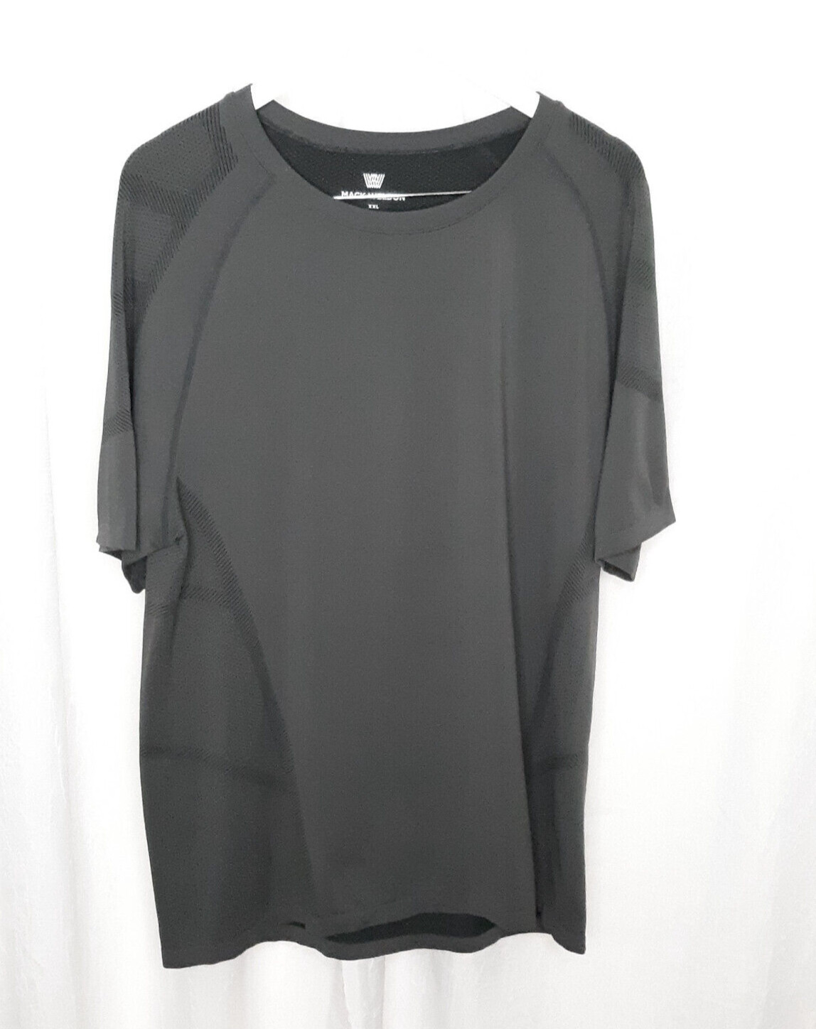 Mack Weldon Asphalt Gray Stealth Crew Neck T-Shirt Sweat Wicking Size XXL NWOT