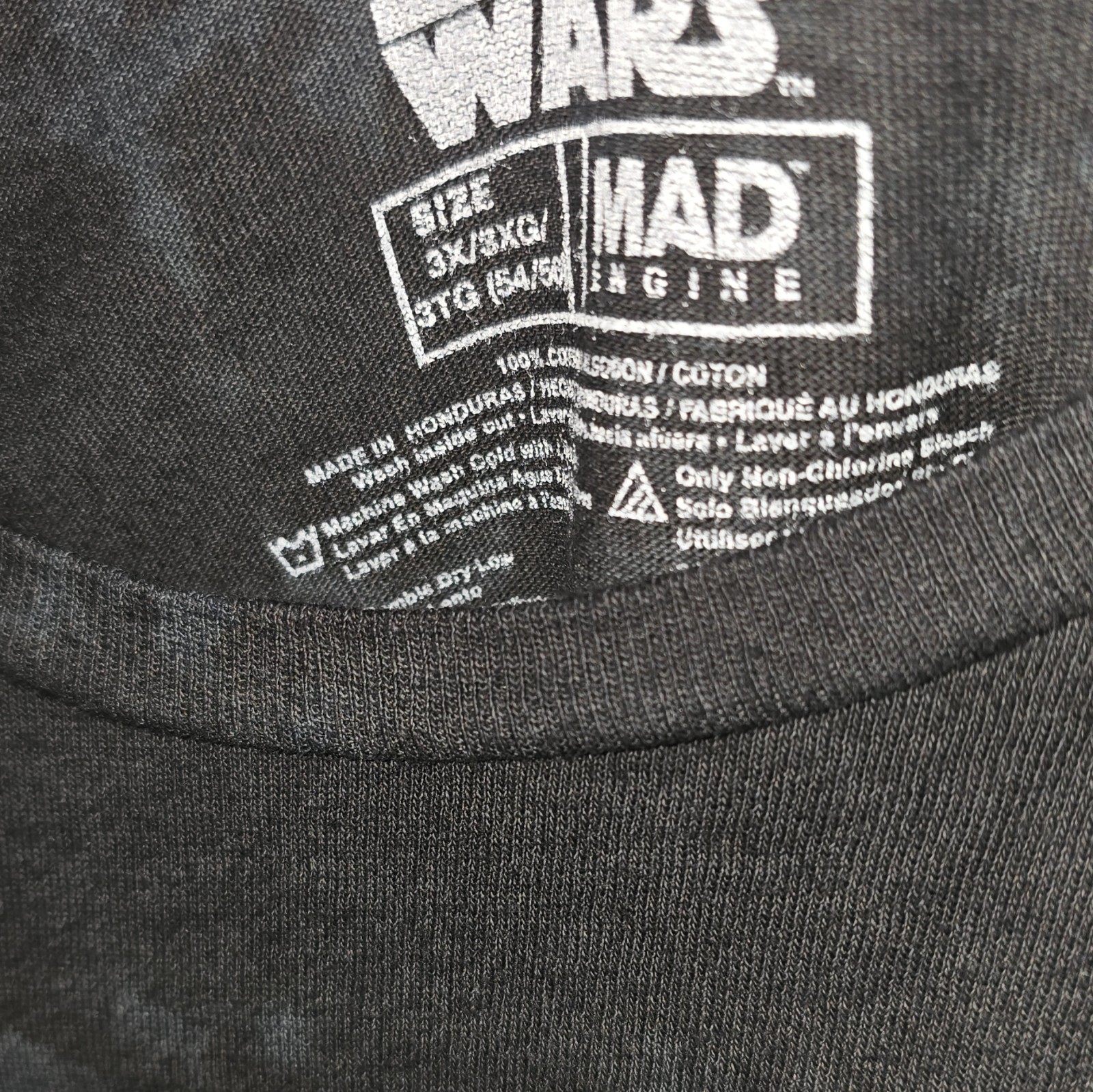 Mad Engine Star Wars Mandalorian Grogu Magic Hands Tie-Dye Black Tee 2XL