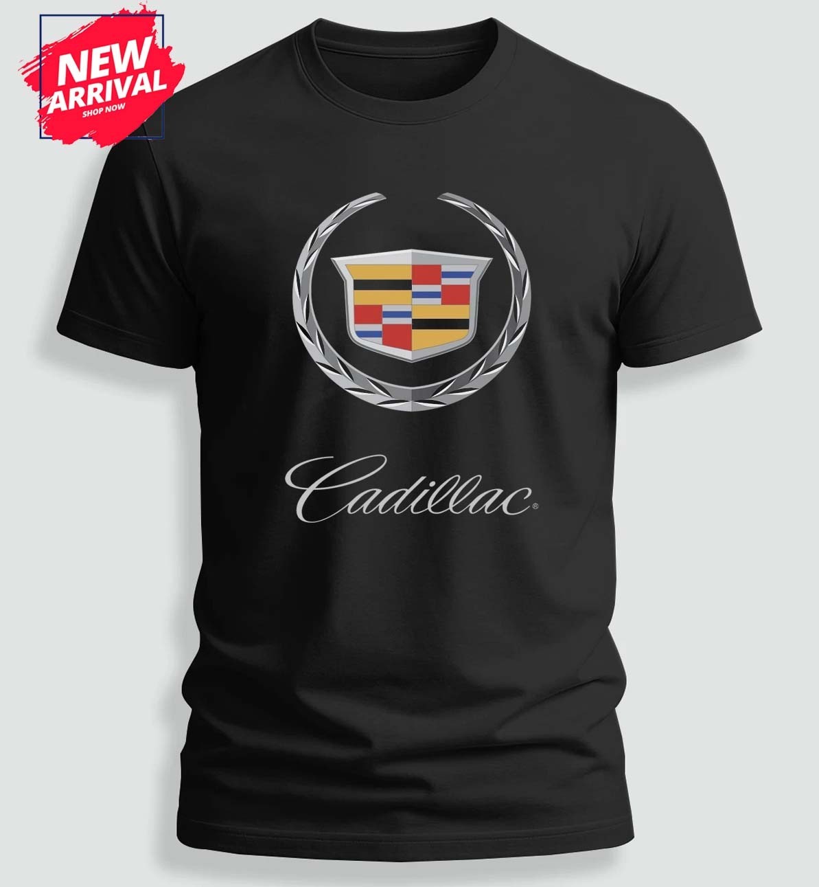 Cadillac Crest Logo T-Shirt Gifts – USA Size S-5XL