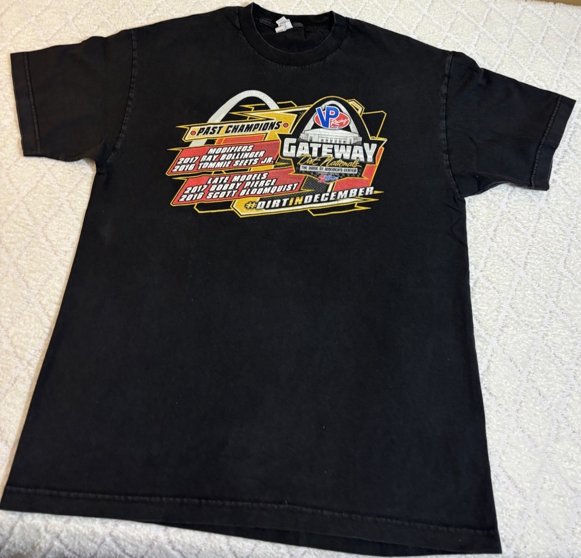 2018 3rd Annual VP Racing Fuels Gateway Dirt Nationals Racing 2 Sided Tee Size L