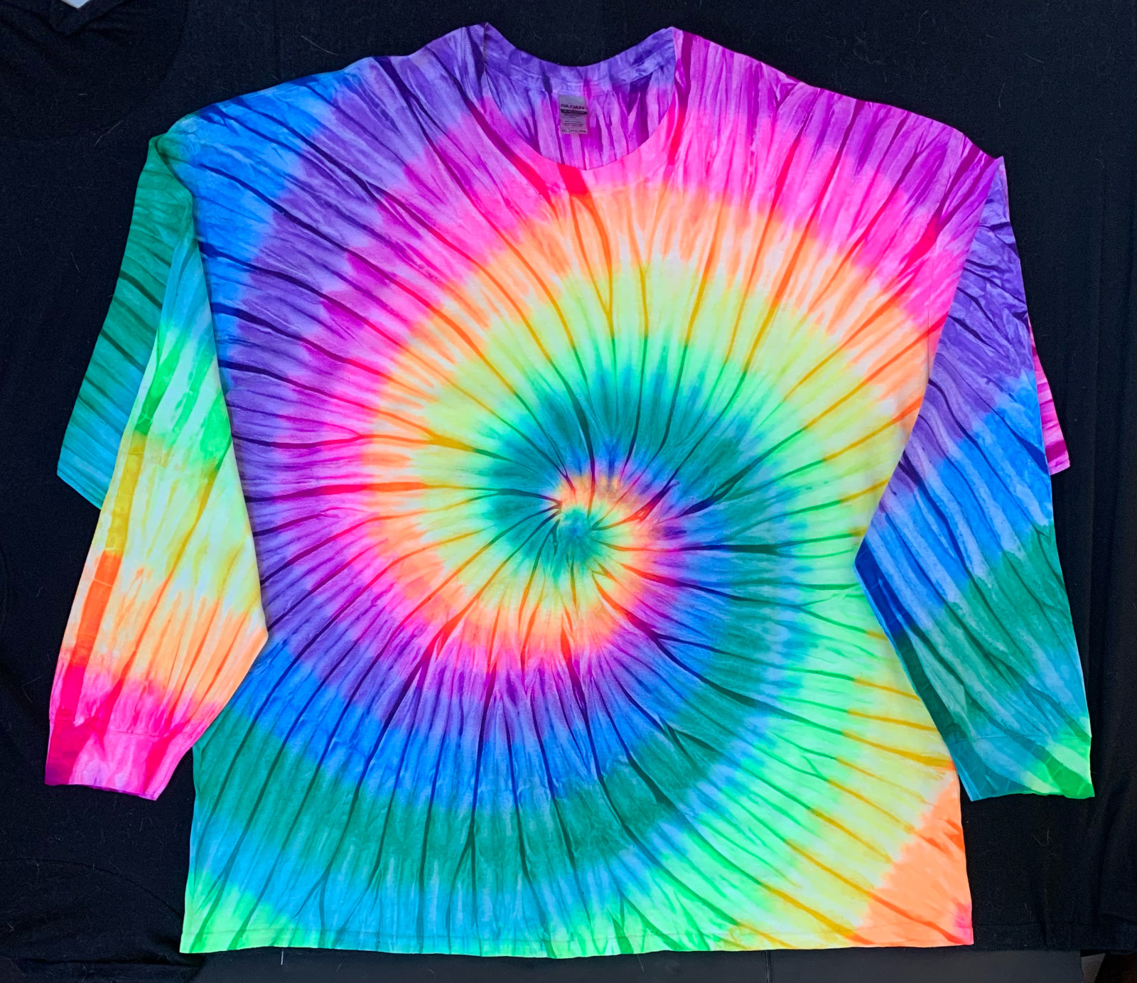 *New* 2XL – Sm Handmade Tie Dye, Classic Rainbow, Crew or V-Neck