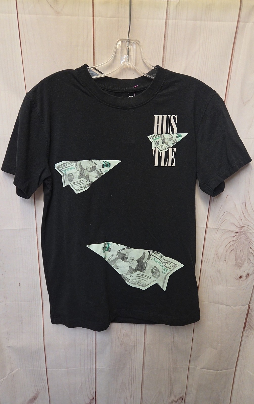 Rgstr Men’s Size M Black T-Shirt Money Hustle