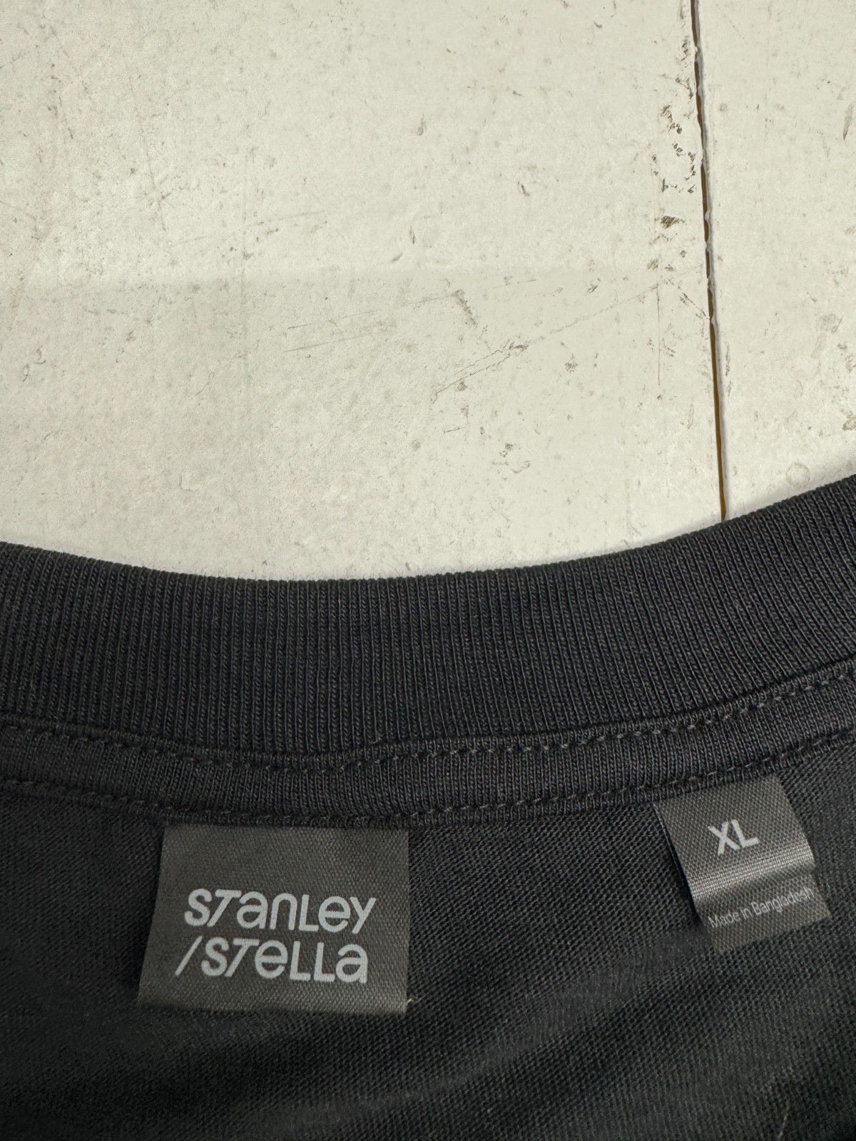 Stanley/Stella Black “oofos” Print Short Sleeve T Shirt Mens Size XLarge NEW